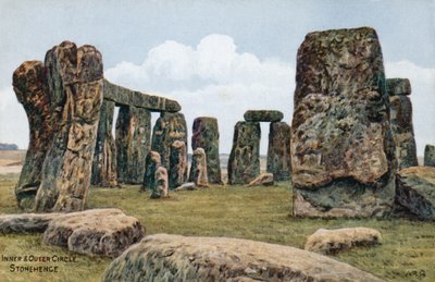 Cerchio interno ed esterno, Stonehenge da Alfred Robert Quinton